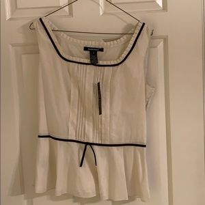 Ellen Tracy peplum top